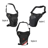 Maxbell Men's Drop Leg Bag Motorcycle Men Waist Belt Bag for Hiking Traveling Riding Style A