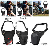 Maxbell Men's Drop Leg Bag Motorcycle Men Waist Belt Bag for Hiking Traveling Riding Style A
