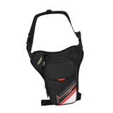 Maxbell Men's Drop Leg Bag Motorcycle Men Waist Belt Bag for Hiking Traveling Riding Style A