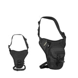 Maxbell Men's Drop Leg Bag Motorcycle Men Waist Belt Bag for Hiking Traveling Riding Style B