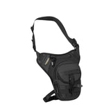 Maxbell Men's Drop Leg Bag Motorcycle Men Waist Belt Bag for Hiking Traveling Riding Style B