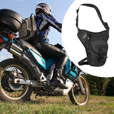 Maxbell Men's Drop Leg Bag Motorcycle Men Waist Belt Bag for Hiking Traveling Riding Style B