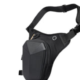 Maxbell Men's Drop Leg Bag Motorcycle Men Waist Belt Bag for Hiking Traveling Riding Style C
