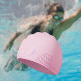 Maxbell Silicone Swim Cap Summer Flexible Water Sports Waterproof Driving Shower Cap