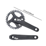 Maxbell Bicycle Crank Arm Set Crank Set 104 BCD Road Bike Crankset Cycling Component