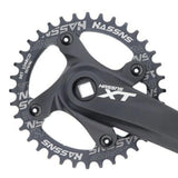 Maxbell Bicycle Crank Arm Set Crank Set 104 BCD Road Bike Crankset Cycling Component