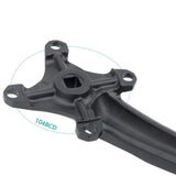 Maxbell Bicycle Crank Arm Set Crank Set 104 BCD Road Bike Crankset Cycling Component