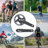 Maxbell Bicycle Crank Arm Set Crank Set 104 BCD Road Bike Crankset Cycling Component
