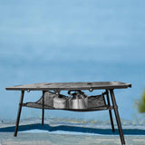 Maxbell Under Table Storage Bag Foldable Outdoor Indoor Picnic Table Organizer Pouch