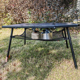 Maxbell Under Table Storage Bag Foldable Outdoor Indoor Picnic Table Organizer Pouch