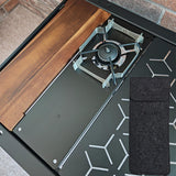 Maxbell Table Unit Board Camping Gear Parts Aluminium Alloy with Windproof Plate