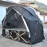 Maxbell Camping Tent Easy Setup Compact Backpacking Tent for Hunting Camping Fishing Black