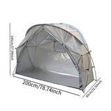 Maxbell Camping Tent Easy Setup Compact Backpacking Tent for Hunting Camping Fishing Khaki