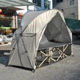 Maxbell Camping Tent Easy Setup Compact Backpacking Tent for Hunting Camping Fishing Khaki