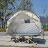 Maxbell Camping Tent Easy Setup Compact Backpacking Tent for Hunting Camping Fishing Khaki