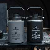 Maxbell Ice Jug Keeps Drinks Cold Portable Insulated Water Bottle for Sports Fitness Black