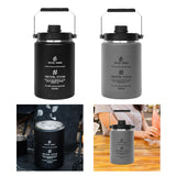 Maxbell Ice Jug Keeps Drinks Cold Portable Insulated Water Bottle for Sports Fitness Black