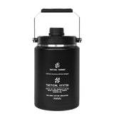 Maxbell Ice Jug Keeps Drinks Cold Portable Insulated Water Bottle for Sports Fitness Black