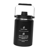 Maxbell Ice Jug Keeps Drinks Cold Portable Insulated Water Bottle for Sports Fitness Black