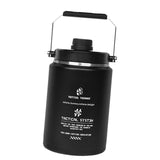 Maxbell Ice Jug Keeps Drinks Cold Portable Insulated Water Bottle for Sports Fitness Black