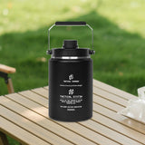 Maxbell Ice Jug Keeps Drinks Cold Portable Insulated Water Bottle for Sports Fitness Black