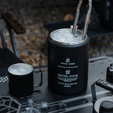 Maxbell Ice Jug Keeps Drinks Cold Portable Insulated Water Bottle for Sports Fitness Black