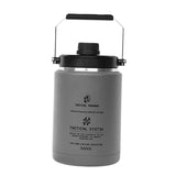 Maxbell Ice Jug Keeps Drinks Cold Portable Insulated Water Bottle for Sports Fitness Gray