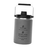 Maxbell Ice Jug Keeps Drinks Cold Portable Insulated Water Bottle for Sports Fitness Gray