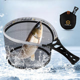 Maxbell Fish Catching Net Hand Fish Landing Net for Boating Saltwater Outdoor Sports L