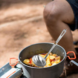 Maxbell Foldable Soup Spoon Compact Camping Flatware for Boating Camping Backpacking