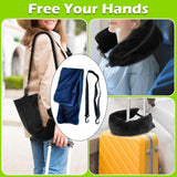 Maxbell Fillable Travel Pillow Cover No Fillings Compact for Plane Holiday Traveling