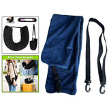 Maxbell Fillable Travel Pillow Cover No Fillings Compact for Plane Holiday Traveling