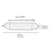 Maxbell Fillable Travel Pillow Cover No Fillings Compact for Plane Holiday Traveling