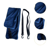 Maxbell Fillable Travel Pillow Cover No Fillings Compact for Plane Holiday Traveling