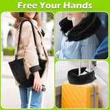 Maxbell Fillable Travel Pillow Cover No Fillings Compact for Plane Holiday Traveling