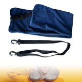 Maxbell Fillable Travel Pillow Cover No Fillings Compact for Plane Holiday Traveling