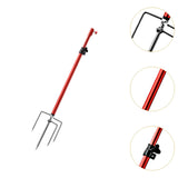 Maxbell Fishing Rod Holder for Ground Sturdy Suppot Stand for Outdoor Camping Hiking Red