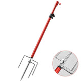 Maxbell Fishing Rod Holder for Ground Sturdy Suppot Stand for Outdoor Camping Hiking Red