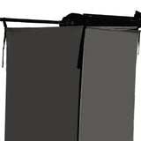 Maxbell Vehicle Side Shower Tent Automotive RV Tailgate Van Restroom Privacy Shelter Black
