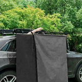 Maxbell Vehicle Side Shower Tent Automotive RV Tailgate Van Restroom Privacy Shelter Black