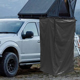 Maxbell Vehicle Side Shower Tent Automotive RV Tailgate Van Restroom Privacy Shelter Black