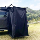 Maxbell Vehicle Side Shower Tent Automotive RV Tailgate Van Restroom Privacy Shelter Black