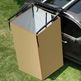 Maxbell Vehicle Side Shower Tent Automotive RV Tailgate Van Restroom Privacy Shelter Khaki