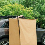 Maxbell Vehicle Side Shower Tent Automotive RV Tailgate Van Restroom Privacy Shelter Khaki