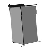 Maxbell Vehicle Side Shower Tent Automotive RV Tailgate Van Restroom Privacy Shelter Gray