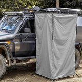Maxbell Vehicle Side Shower Tent Automotive RV Tailgate Van Restroom Privacy Shelter Gray