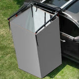 Maxbell Vehicle Side Shower Tent Automotive RV Tailgate Van Restroom Privacy Shelter Gray
