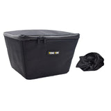 Maxbell Electric Bike Basket Liner Sunproof Practical Black Bicycle Front Basket Bag 27cmx29cmx19cm Without Handle