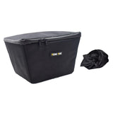 Maxbell Electric Bike Basket Liner Sunproof Practical Black Bicycle Front Basket Bag 27cmx29cmx19cm Without Handle