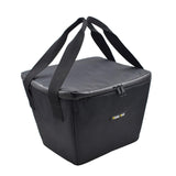 Maxbell Electric Bike Basket Liner Sunproof Practical Black Bicycle Front Basket Bag 27cmx29cmx19cm With Handles